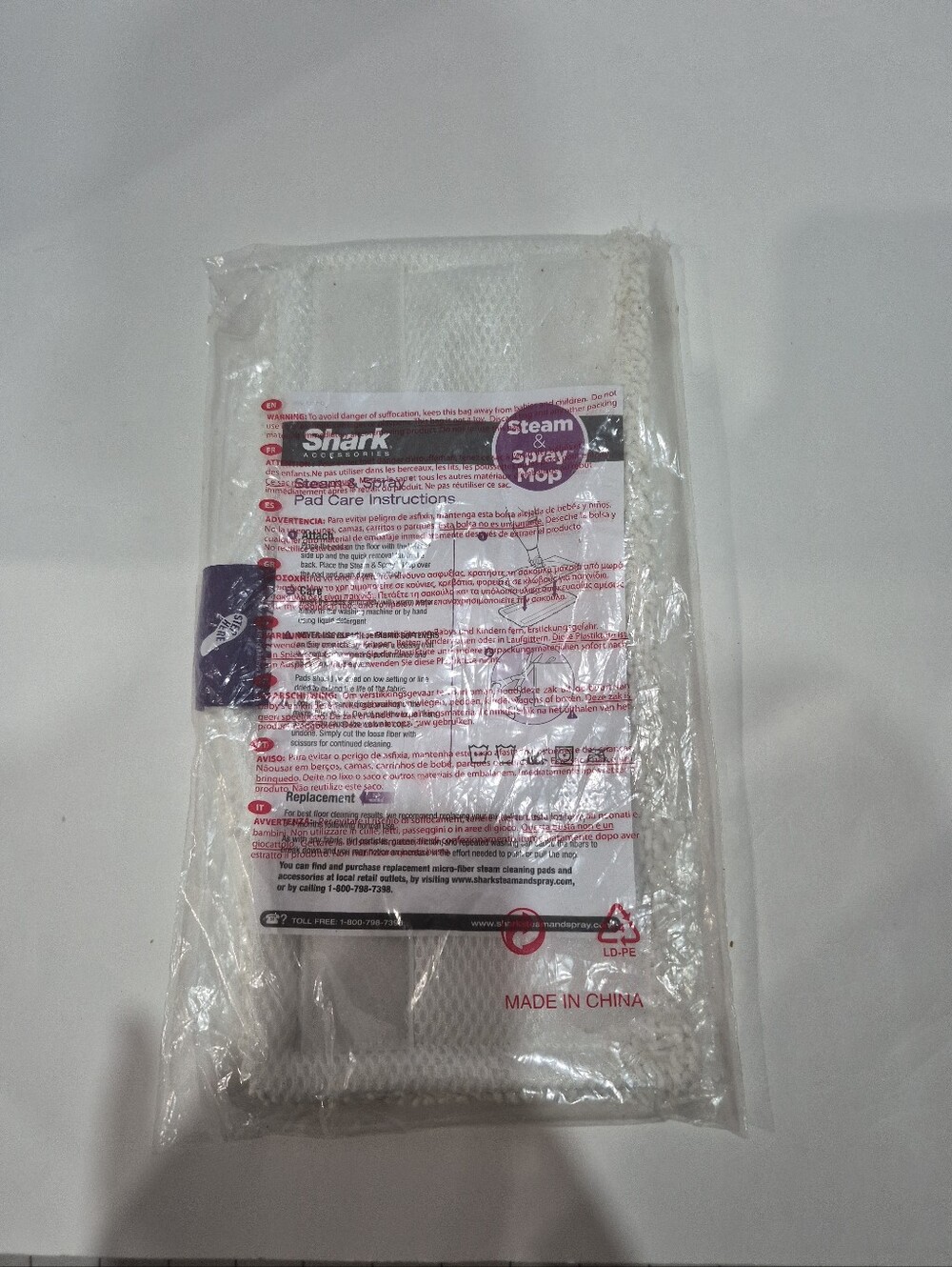 New Replacement Pad For Shark Steam & Spray Mop